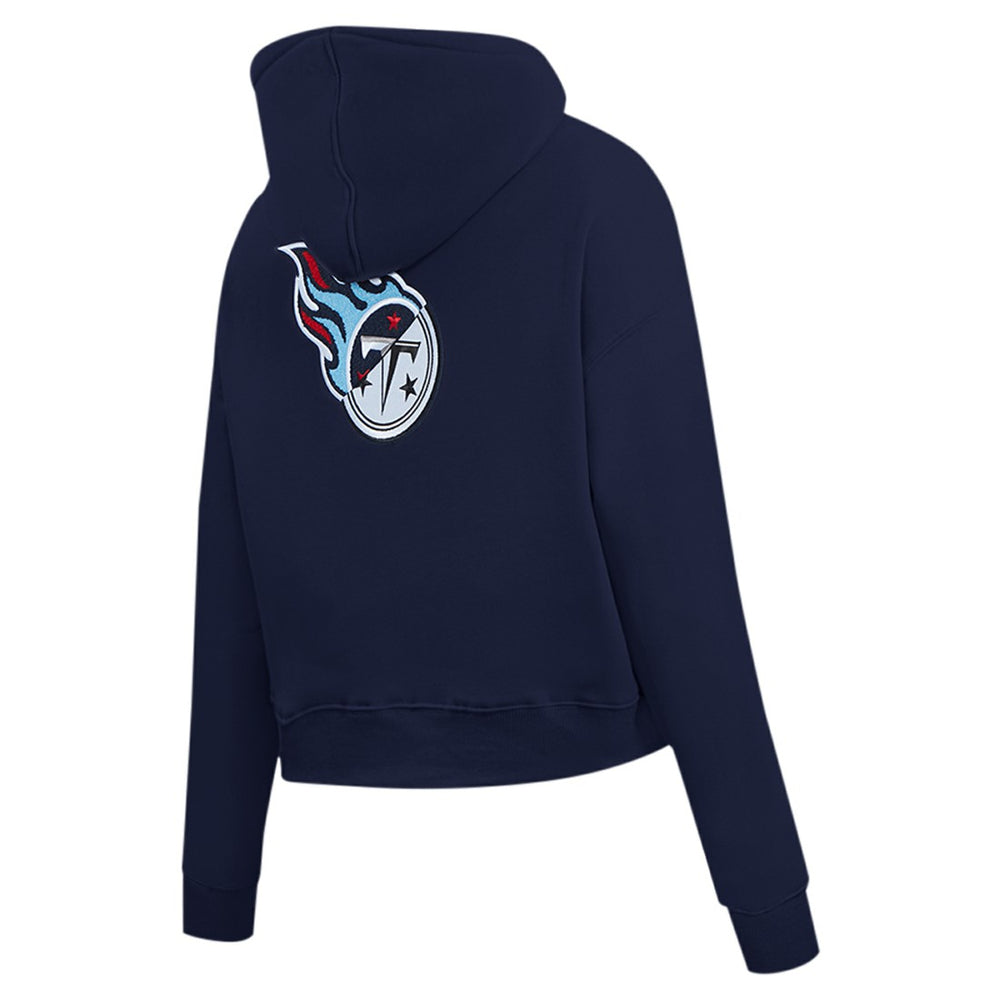 Tennessee Titans Pro Standard Women's Split Logo Full-Zip Hoodie Navy | NFL
