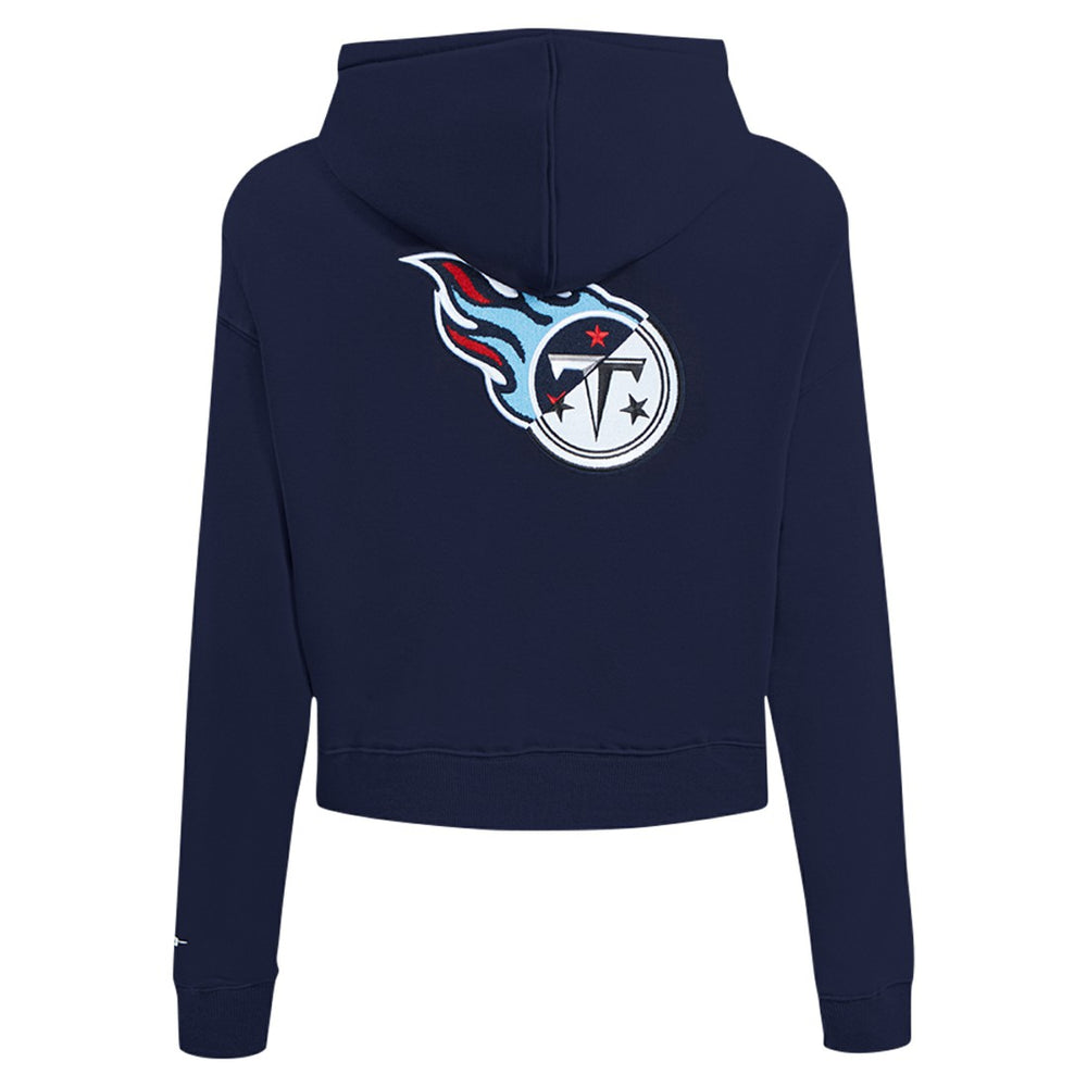 Tennessee Titans Pro Standard Women's Split Logo Full-Zip Hoodie Navy | NFL