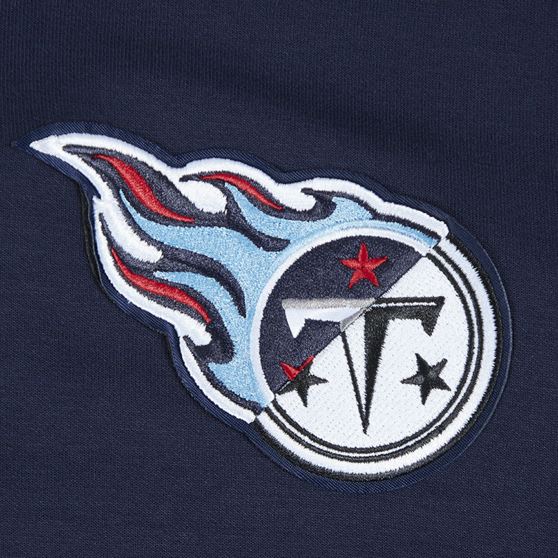 Tennessee Titans Pro Standard Women's Split Logo Full-Zip Hoodie Navy | NFL