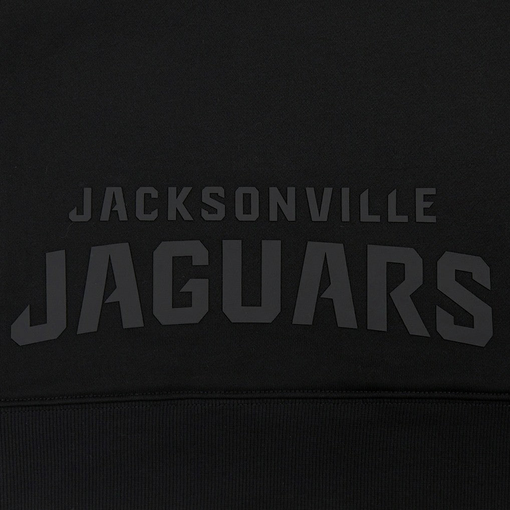 Jacksonville Jaguars Pro Standard Women's Jeweled Cropped Pullover Hoodie Black | NFL