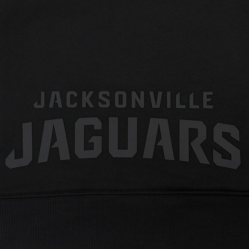 Jacksonville Jaguars Pro Standard Women's Jeweled Cropped Pullover Hoodie Black | NFL