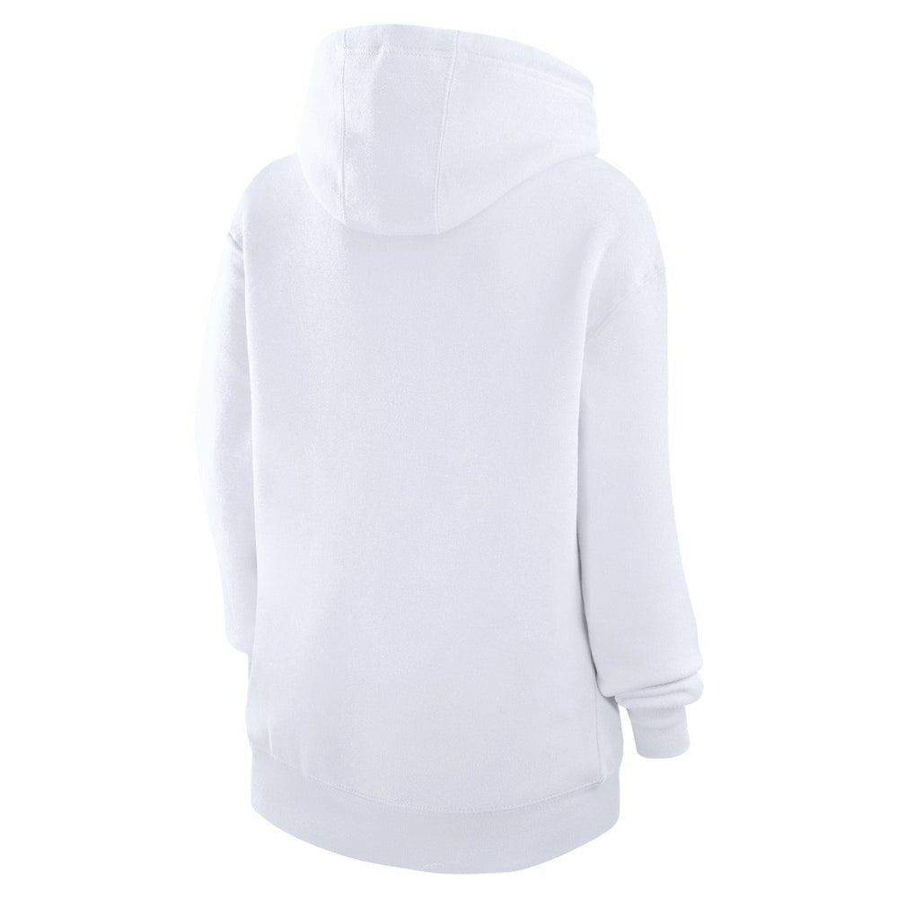 Kansas City Chiefs G-III 4Her by Carl Banks Women's Team Logo Graphic Fleece Tri-Blend Pullover Hoodie White | NFL