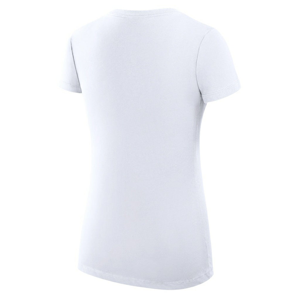 Minnesota Vikings G-III 4Her by Carl Banks Women's Super-Slim Fit Lightweight Team Logo Graphic V-Neck T-Shirt White | NFL