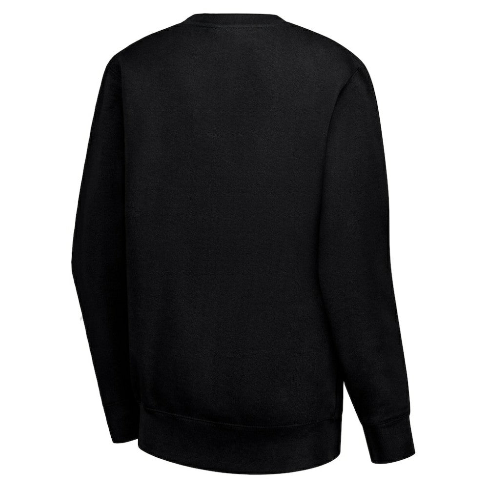 Chicago Blackhawks G-III 4Her by Carl Banks Women's Team Logo Tri-Blend Fleece Pullover Sweatshirt - Black - NHL
