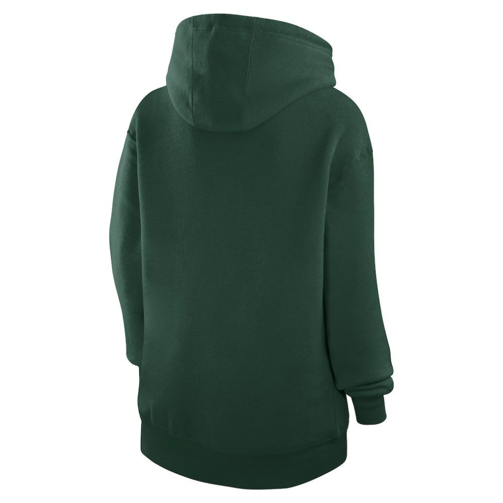 Minnesota Wild G-III 4Her by Carl Banks Women's Team Logo Tri-Blend Fleece Pullover Hoodie - Olive - NHL
