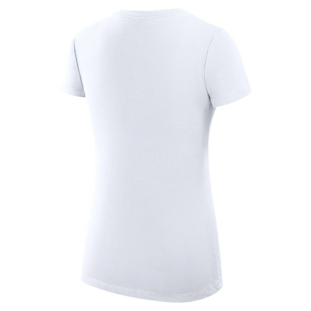 St. Louis Blues G-III 4Her by Carl Banks Women's Super-Slim Fit Lightweight Team Logo Graphic V-Neck T-Shirt - White - NHL