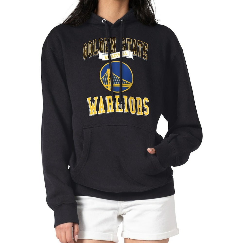 Golden State Warriors G-III 4Her by Carl Banks Women's Graphic Fleece Pullover Hoodie Black - NBA