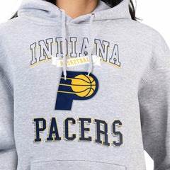 Indiana Pacers G-III 4Her by Carl Banks Women's Graphic Fleece Pullover Hoodie Heather Gray - NBA