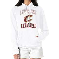 Cleveland Cavaliers G-III 4Her by Carl Banks Women's Graphic Fleece Pullover Hoodie White - NBA