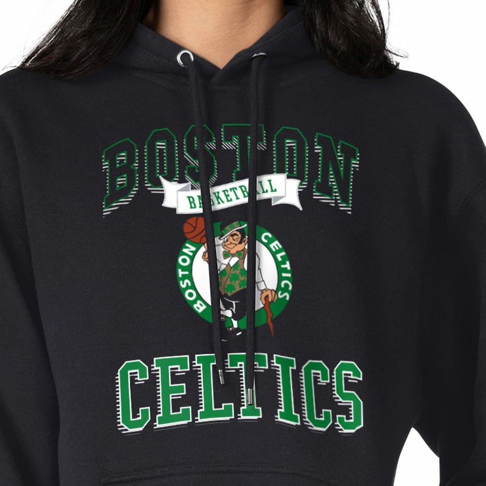 Boston Celtics G-III 4Her by Carl Banks Women's Graphic Fleece Pullover Hoodie Black - NBA