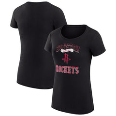 Houston Rockets G-III 4Her by Carl Banks Women's Super-Slim Fit Lightweight Team Logo T-Shirt Black - NBA