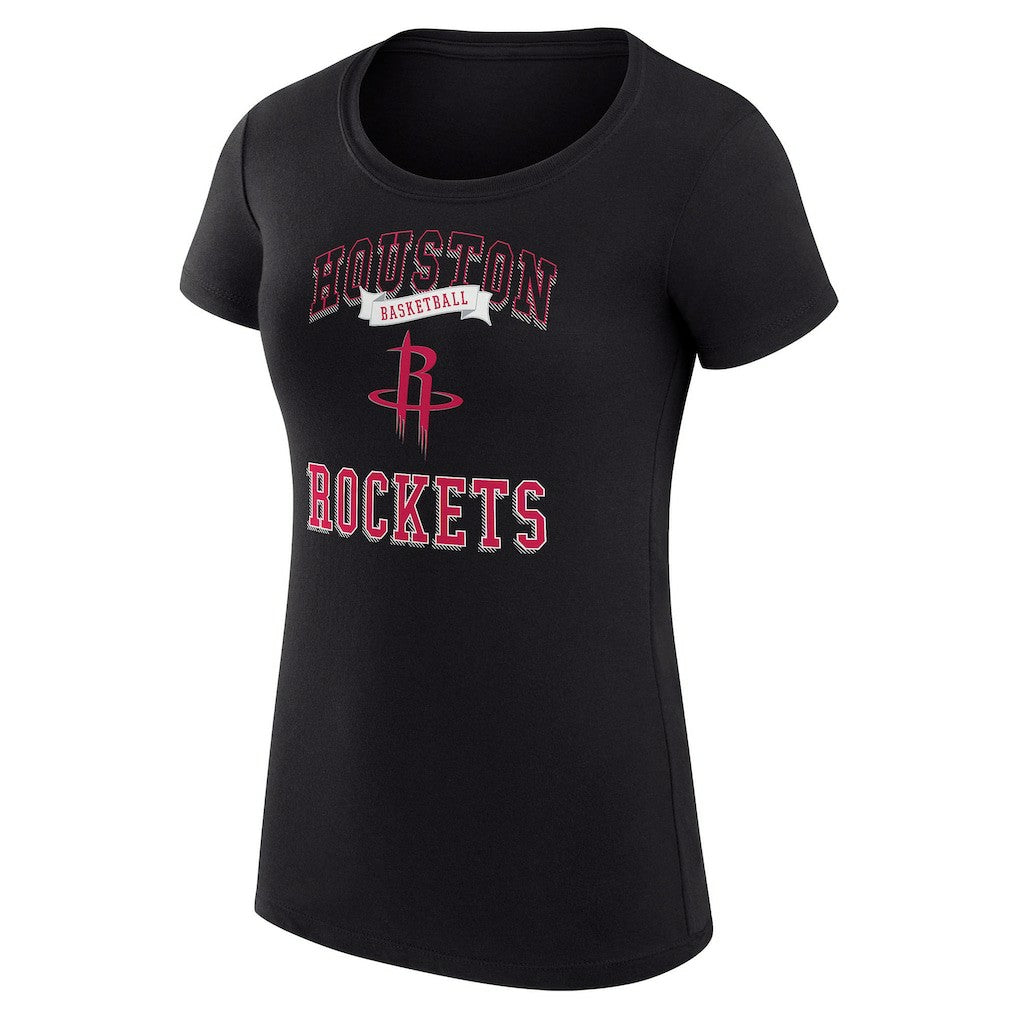 Houston Rockets G-III 4Her by Carl Banks Women's Super-Slim Fit Lightweight Team Logo T-Shirt Black - NBA