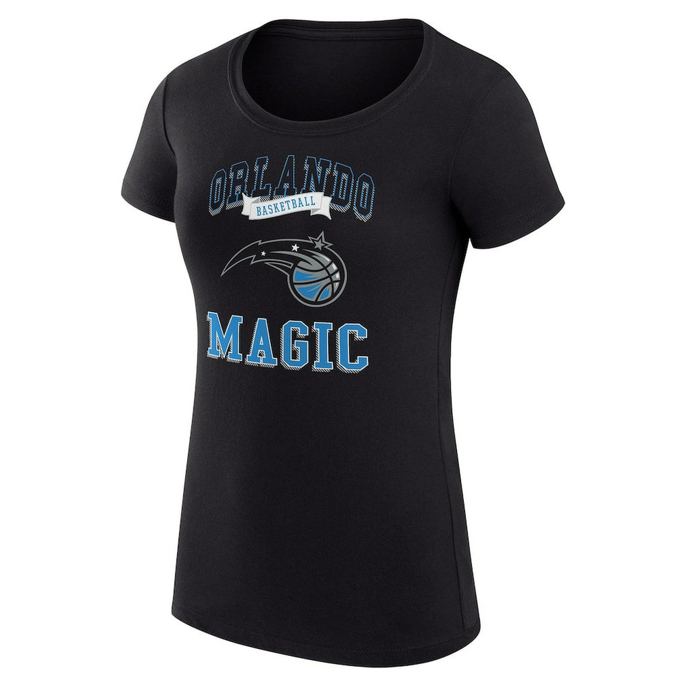 Orlando Magic G-III 4Her by Carl Banks Women's Super-Slim Fit Lightweight Team Logo T-Shirt Black - NBA