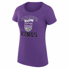 Sacramento Kings G-III 4Her by Carl Banks Women's Super-Slim Fit Lightweight Team Logo T-Shirt Purple - NBA