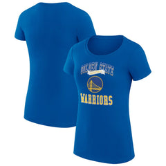 Golden State Warriors G-III 4Her by Carl Banks Women's Super-Slim Fit Lightweight Team Logo T-Shirt Royal - NBA