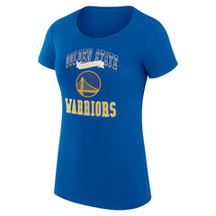 Golden State Warriors G-III 4Her by Carl Banks Women's Super-Slim Fit Lightweight Team Logo T-Shirt Royal - NBA