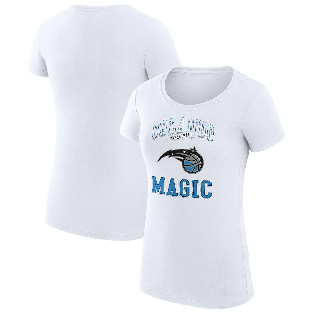 Orlando Magic G-III 4Her by Carl Banks Women's Super-Slim Fit Lightweight Team Logo T-Shirt White - NBA