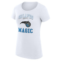 Orlando Magic G-III 4Her by Carl Banks Women's Super-Slim Fit Lightweight Team Logo T-Shirt White - NBA