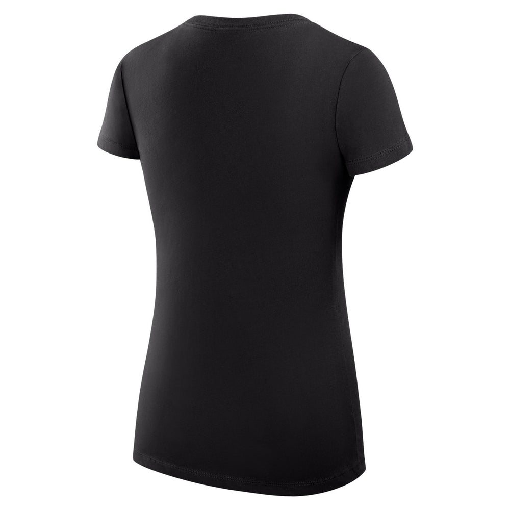 Los Angeles Lakers G-III 4Her by Carl Banks Women's Super-Slim Fit Lightweight Team Logo V-Neck T-Shirt Black - NBA