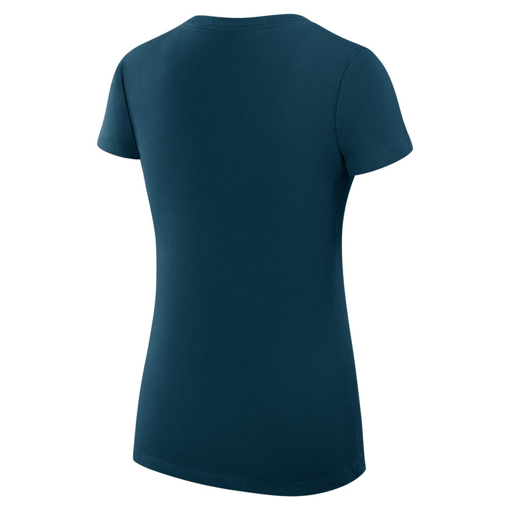 Oklahoma City Thunder G-III 4Her by Carl Banks Women's Super-Slim Fit Lightweight Team Logo V-Neck T-Shirt Navy - NBA