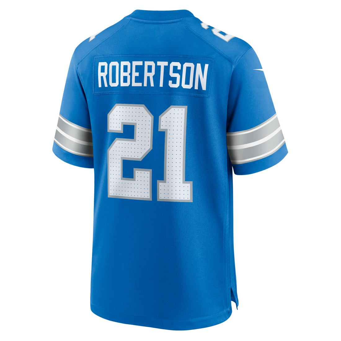 Amik Robertson Detroit Lions Game Jersey Blue | Nike for Sale