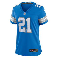 Amik Robertson Detroit Lions Women's Team Game Jersey Blue | Nike for Sale