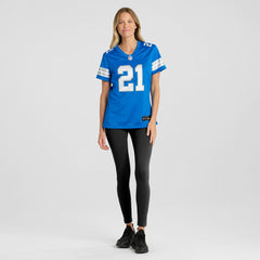 Amik Robertson Detroit Lions Women's Team Game Jersey Blue | Nike for Sale