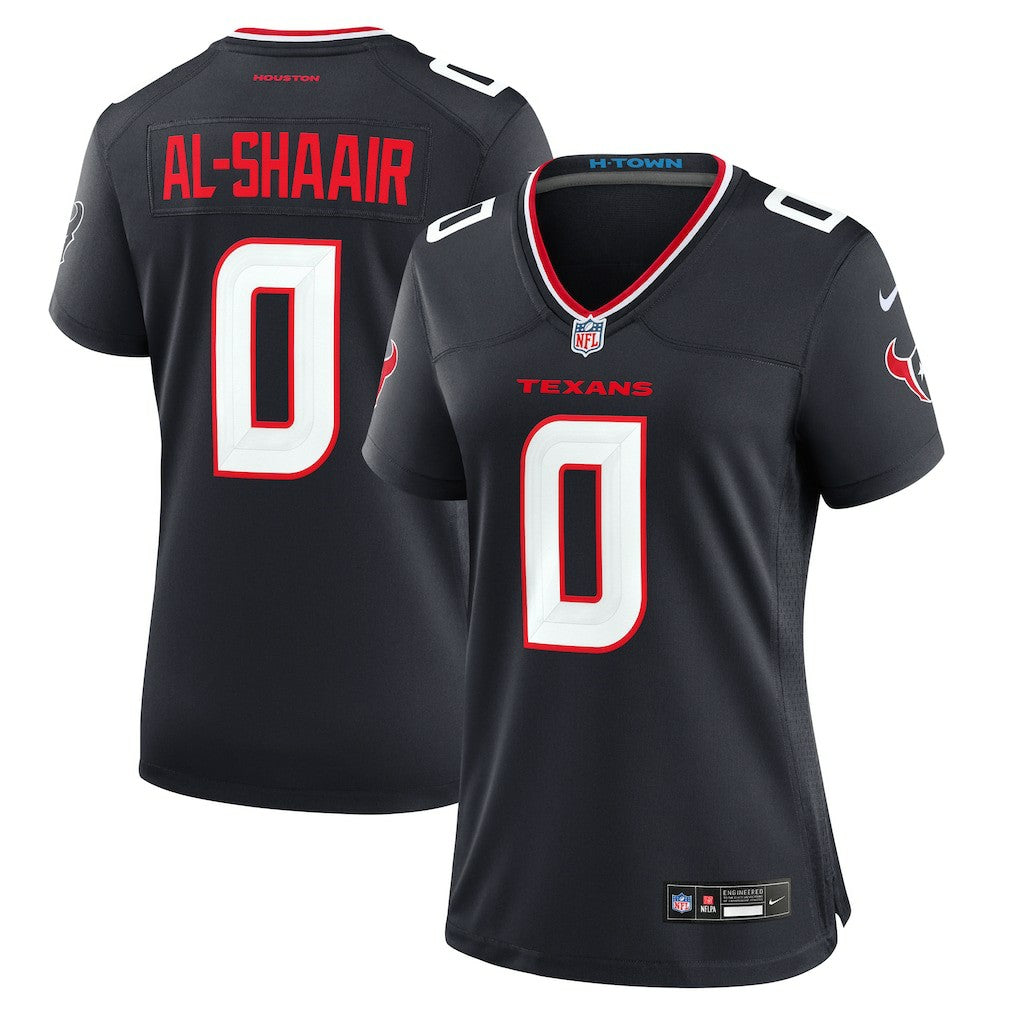 Azeez Al-Shaair Houston Texans Women's Team Game Jersey Navy | Nike for Sale