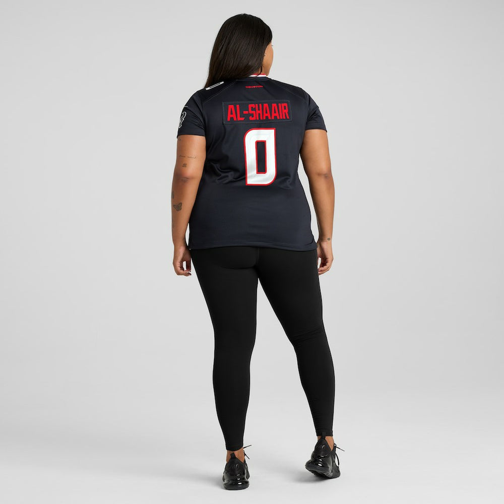 Azeez Al-Shaair Houston Texans Women's Team Game Jersey Navy | Nike for Sale