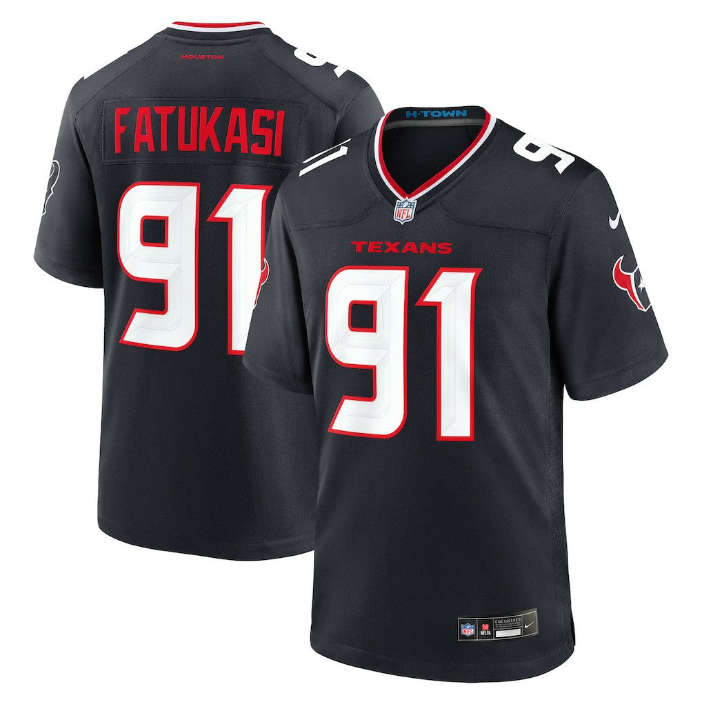 Folorunso Fatukasi Houston Texans Team Game Jersey Navy | Nike for Sale