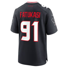 Folorunso Fatukasi Houston Texans Team Game Jersey Navy | Nike for Sale