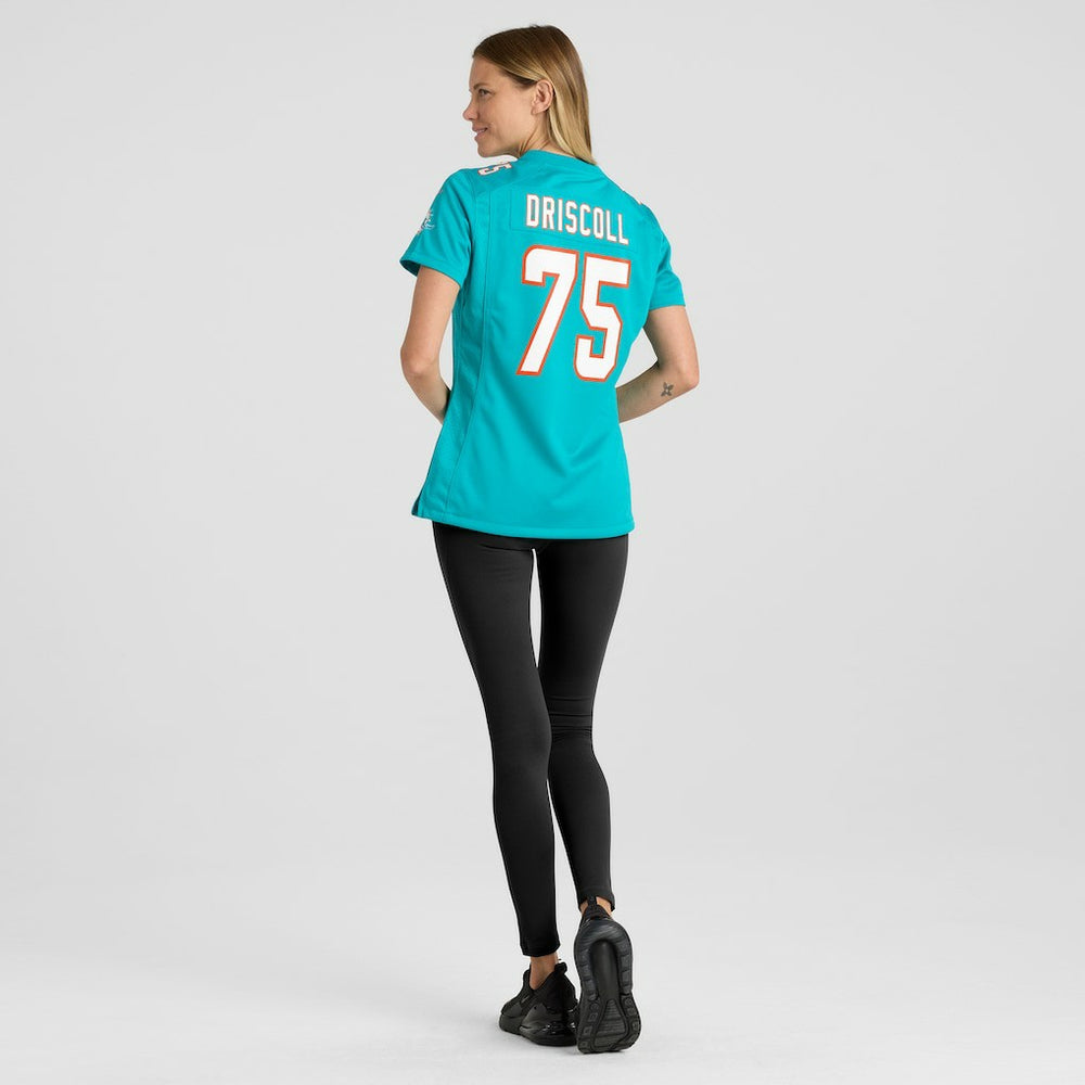 Jack Driscoll Miami Dolphins Women's Team Game Jersey Aqua | Nike for Sale