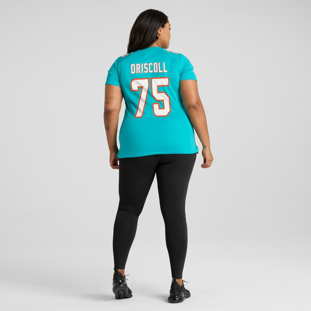 Jack Driscoll Miami Dolphins Women's Team Game Jersey Aqua | Nike for Sale