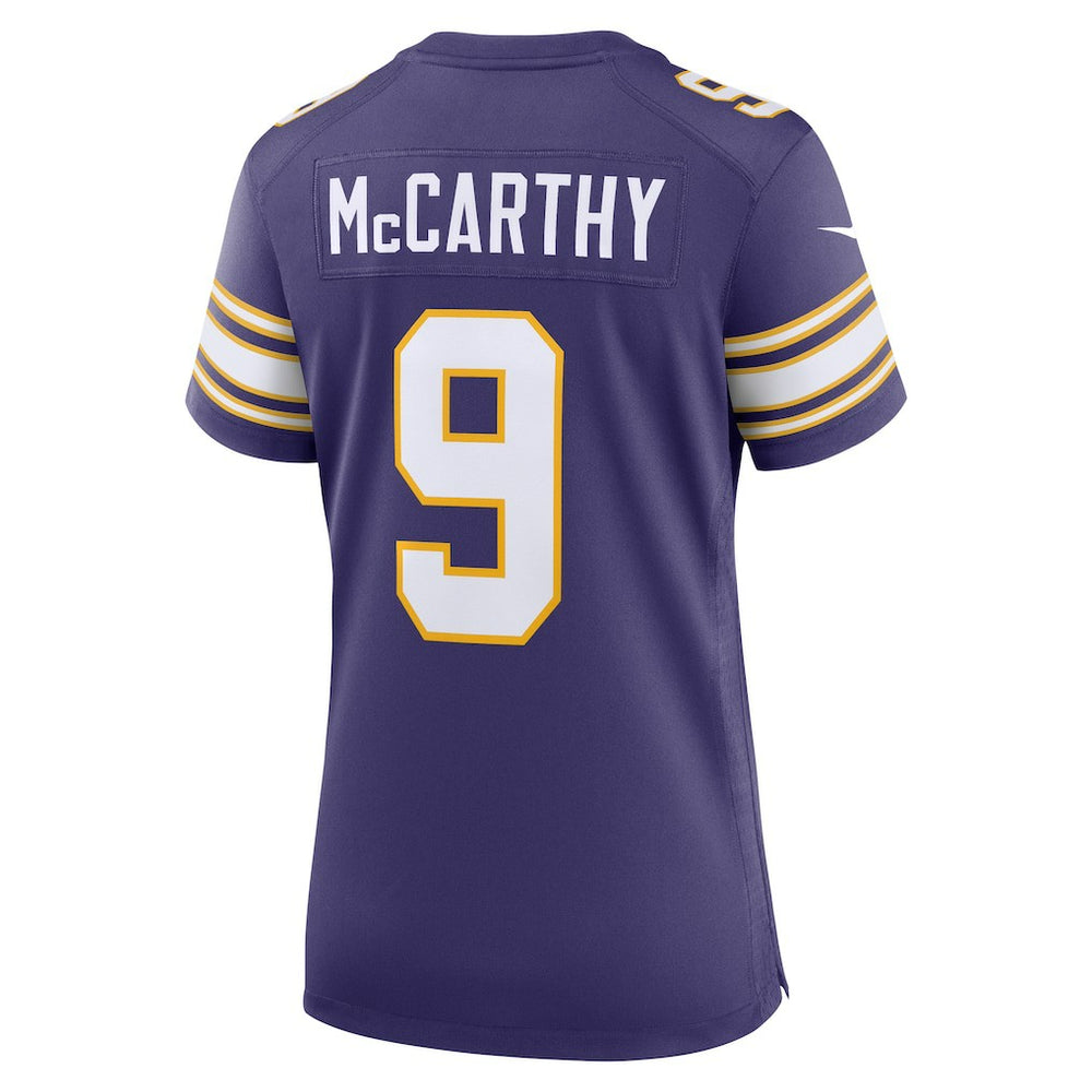 J.J. McCarthy Minnesota Vikings Women's 2nd Alternate Player Game Jersey Purple | Nike for Sale