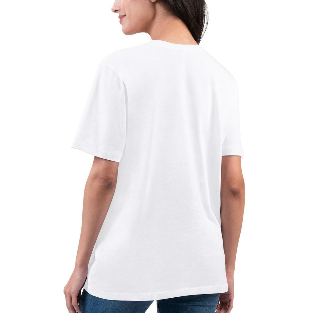 Houston Texans G-III 4Her by Carl Banks Women's Super-Slim Fit Lightweight H-Town T-Shirt White | NFL