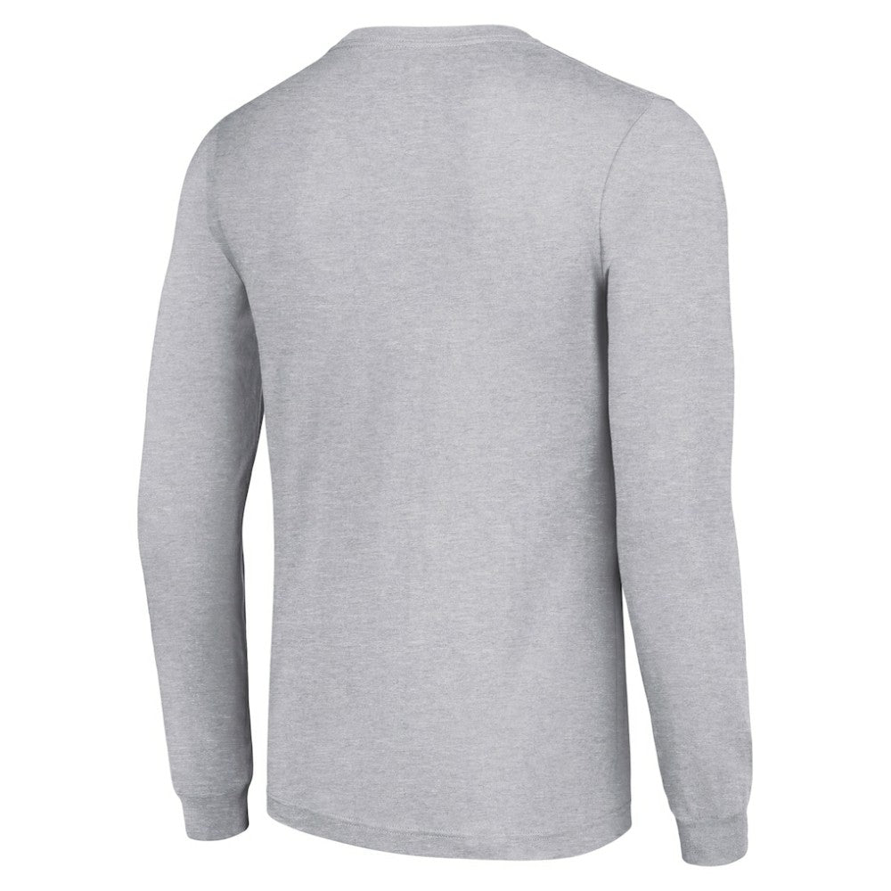 Calgary Flames Starter Shield Long Sleeve Graphic T-Shirt - Heather Gray - NHL
