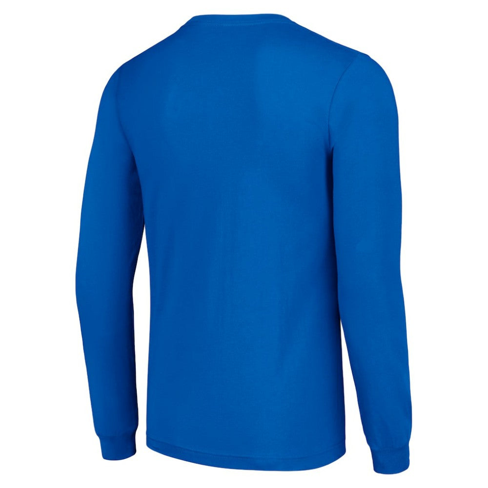New York Rangers Starter Shield Long Sleeve Graphic T-Shirt - Blue - NHL