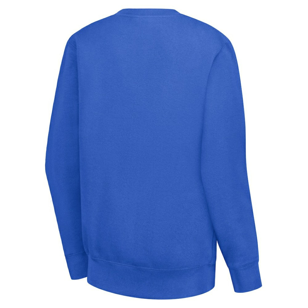 New York Islanders G-III 4Her by Carl Banks Women's Collage Graphic Fleece Long Sleeve Pullover Sweatshirt - Royal - NHL