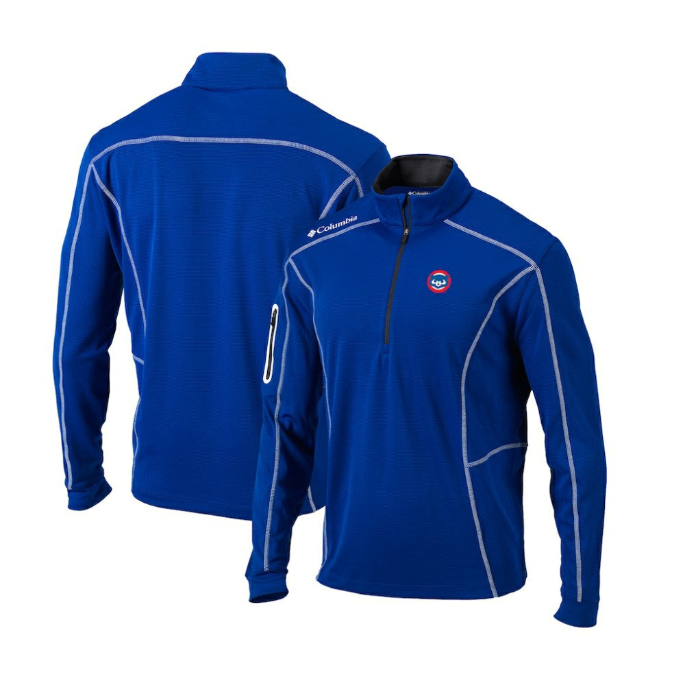 Chicago Cubs Columbia Cooperstown Collection Omni-Wick Shotgun Quarter-Zip Top - MLB