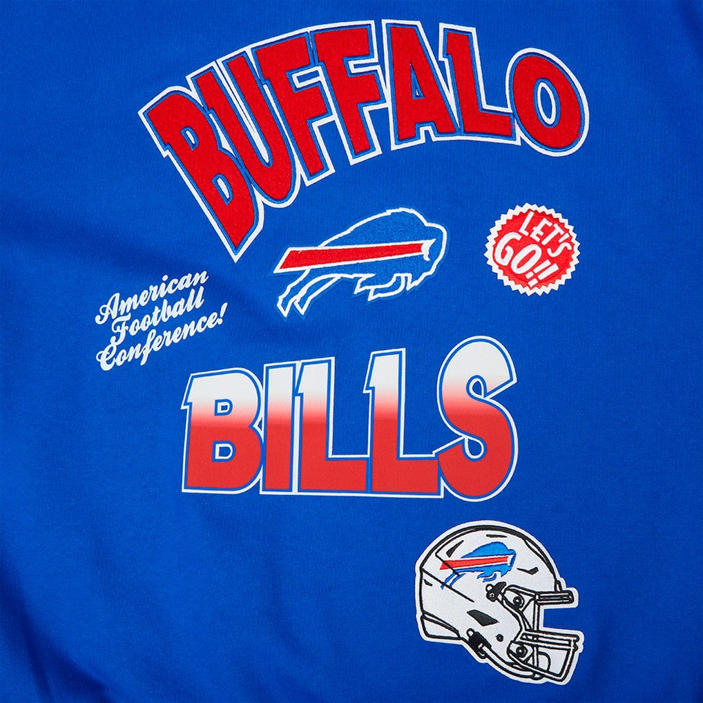 Buffalo Bills Pro Standard Turn It Up Drop Shoulder Pullover Sweatshirt Royal | NFL