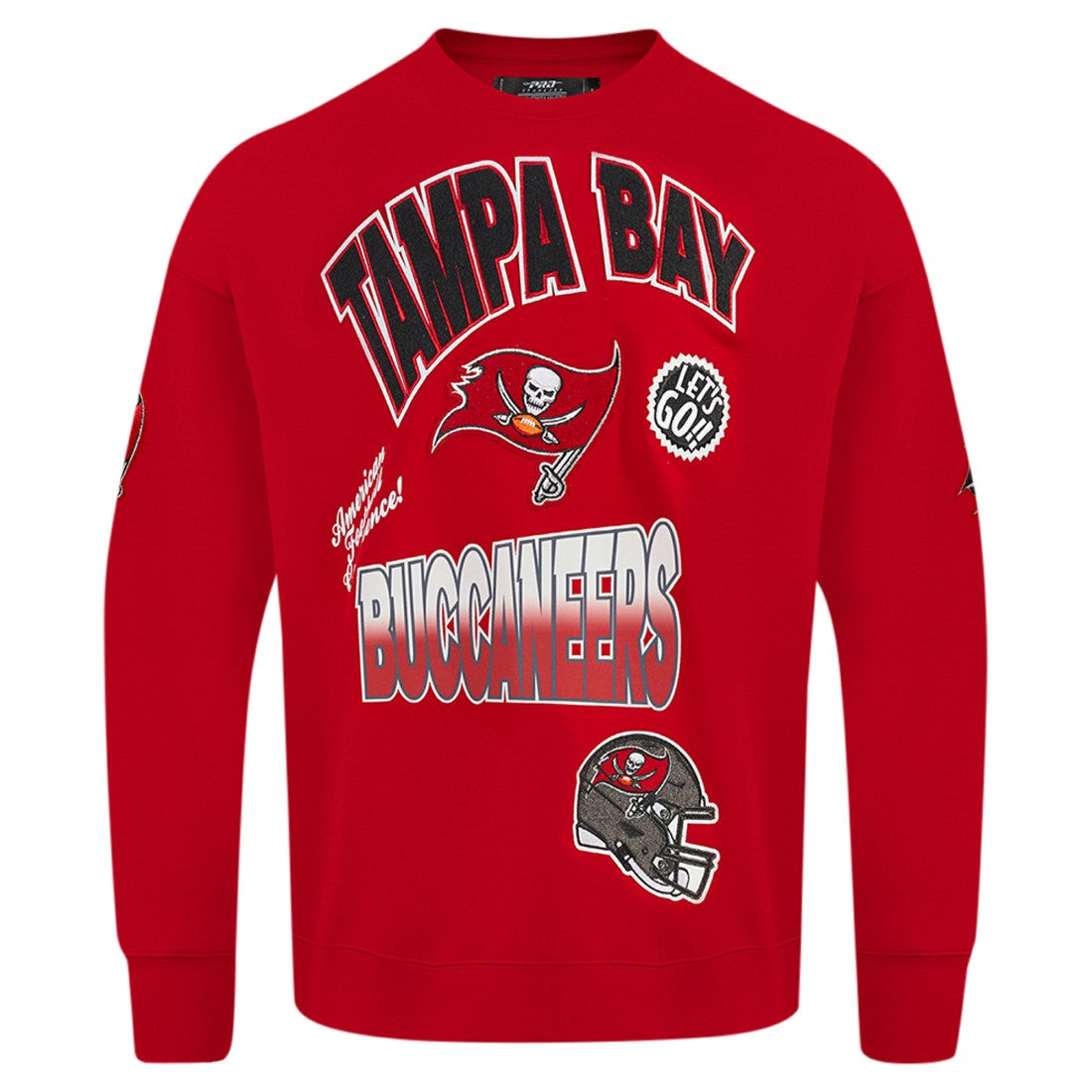 Tampa Bay Buccaneers Pro Standard Turn It Up Drop Shoulder Pullover Sweatshirt Red | NFL