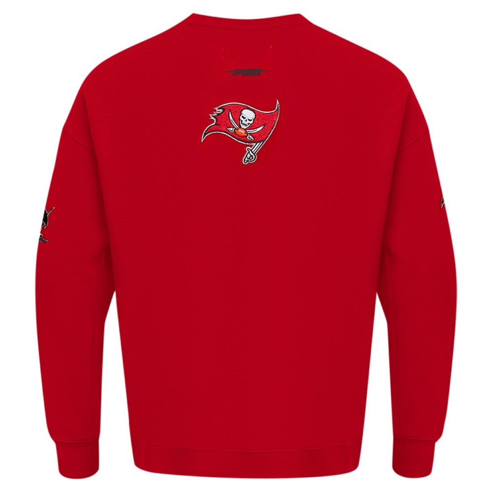 Tampa Bay Buccaneers Pro Standard Turn It Up Drop Shoulder Pullover Sweatshirt Red | NFL