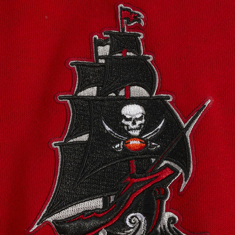 Tampa Bay Buccaneers Pro Standard Turn It Up Drop Shoulder Pullover Sweatshirt Red | NFL