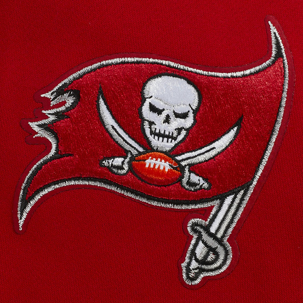 Tampa Bay Buccaneers Pro Standard Turn It Up Drop Shoulder Pullover Sweatshirt Red | NFL
