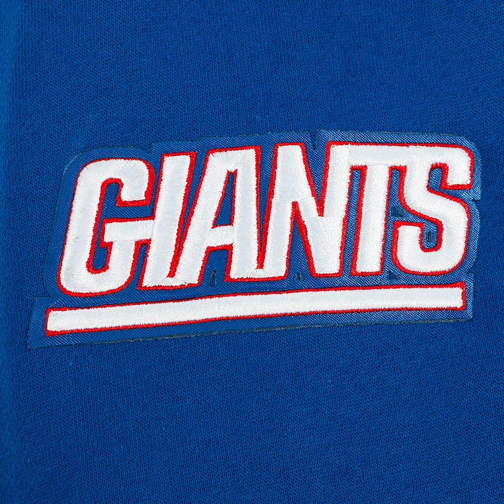 New York Giants Pro Standard Turn It Up Drop Shoulder Pullover Sweatshirt Royal | NFL