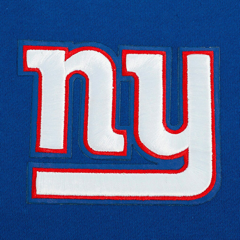 New York Giants Pro Standard Turn It Up Drop Shoulder Pullover Sweatshirt Royal | NFL