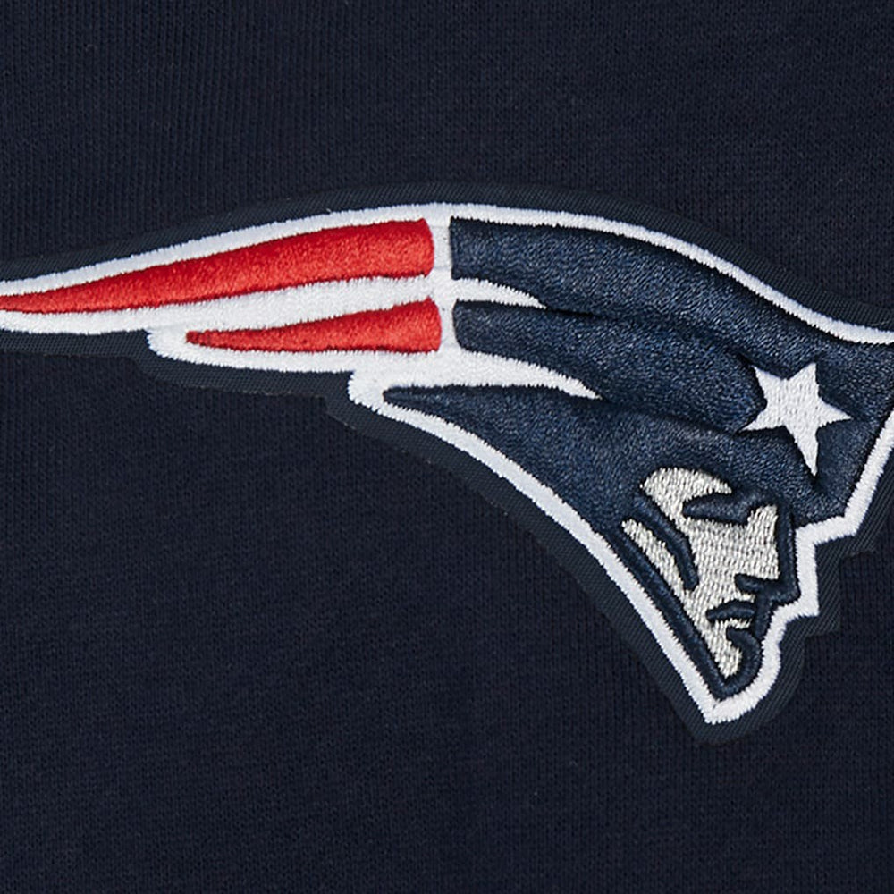 New England Patriots Pro Standard Turn It Up Drop Shoulder Pullover Sweatshirt Navy | NFL