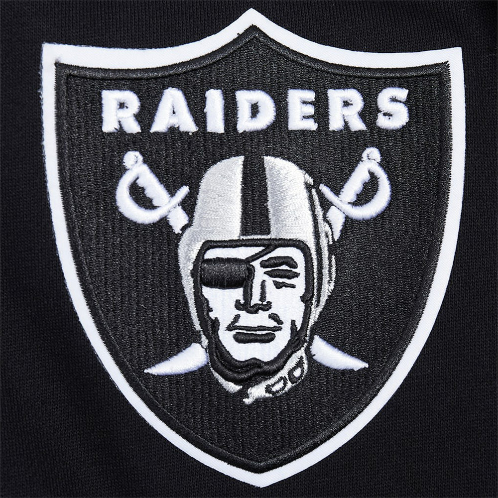 Las Vegas Raiders Pro Standard Turn It Up Drop Shoulder Pullover Sweatshirt Black | NFL