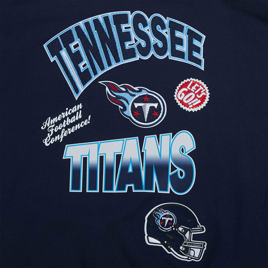 Tennessee Titans Pro Standard Turn It Up Drop Shoulder Pullover Sweatshirt Navy | NFL