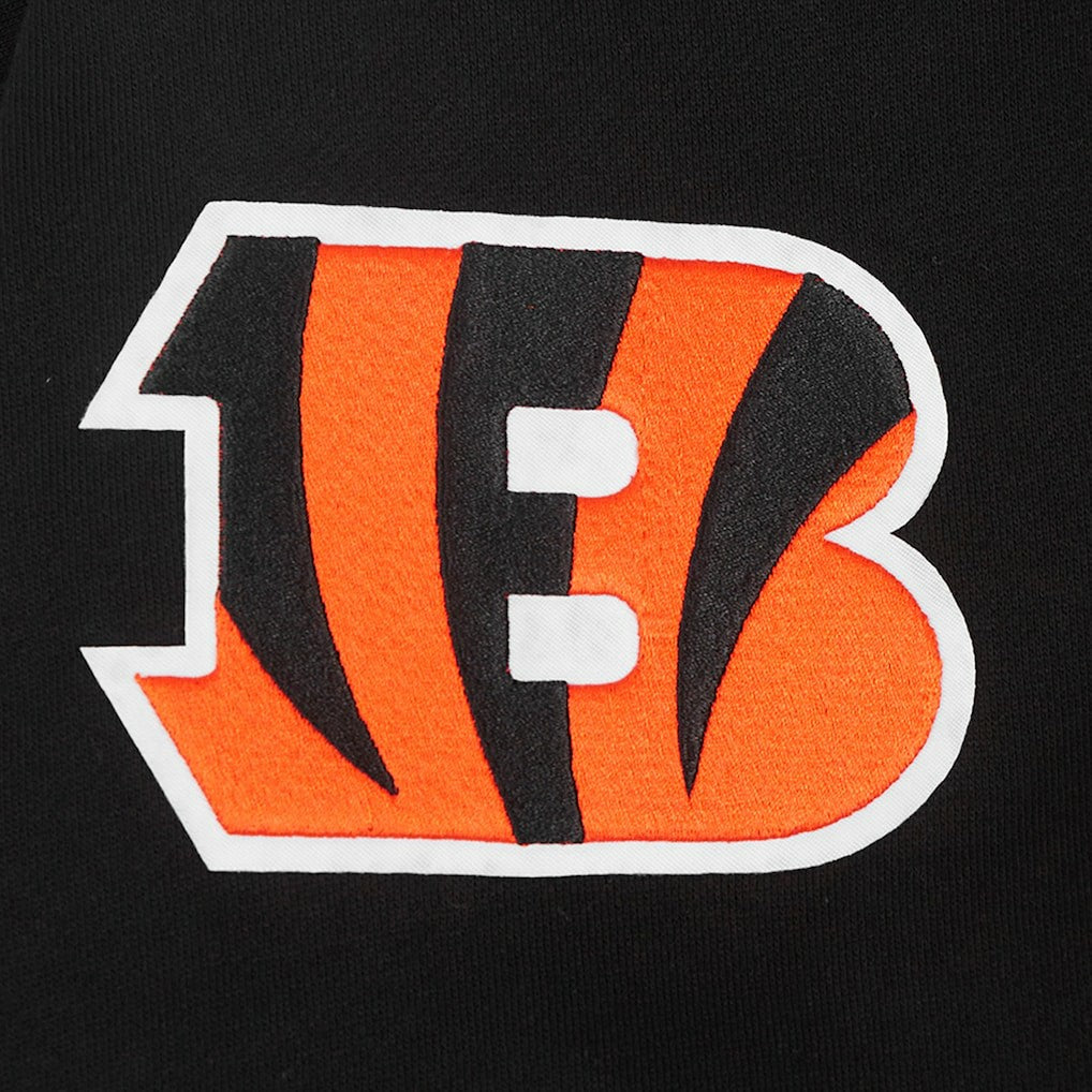 Cincinnati Bengals Pro Standard Turn It Up Drop Shoulder Pullover Sweatshirt Black | NFL